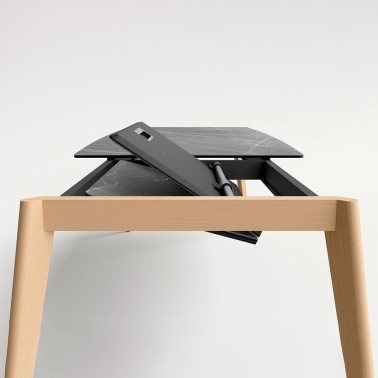 Mesa Atlas extensible de Cancio para cocina y comedor