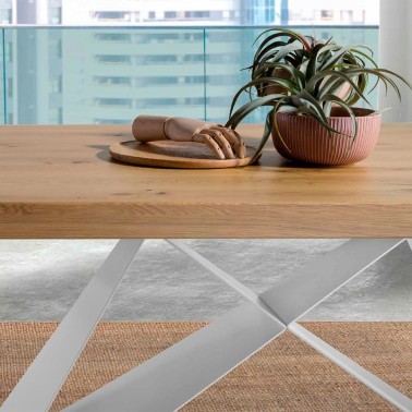 Mesa Mumm de Nacher en madera maciza