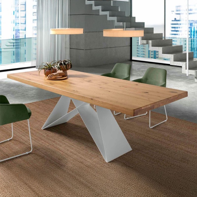 Mesa Mumm de Nacher en madera maciza