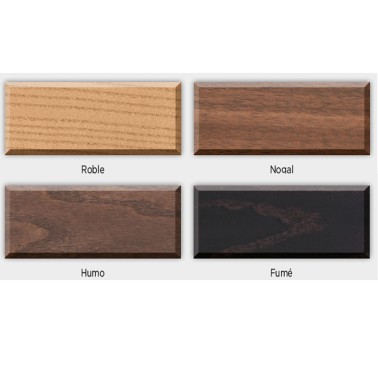 Mesa Ash de Nacher en madera maciza y canto recto