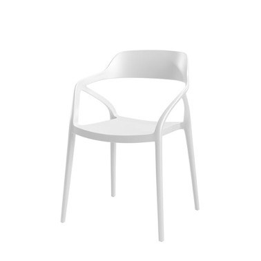 Silla apilable polipropileno blanco RENATA
