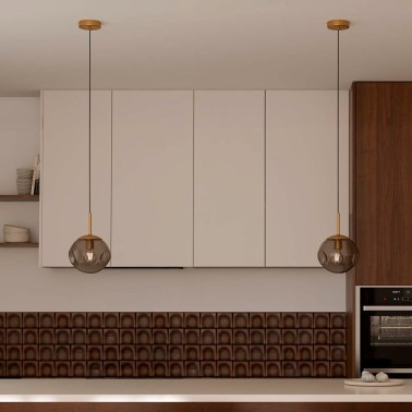 Lampara de techo Laurin clear