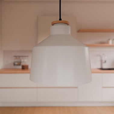 Lampara de techo Artana blanco