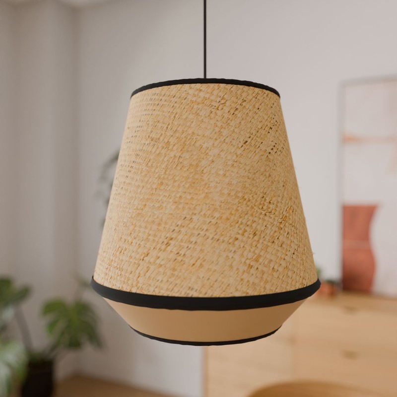 Lampara de techo Pinet natural