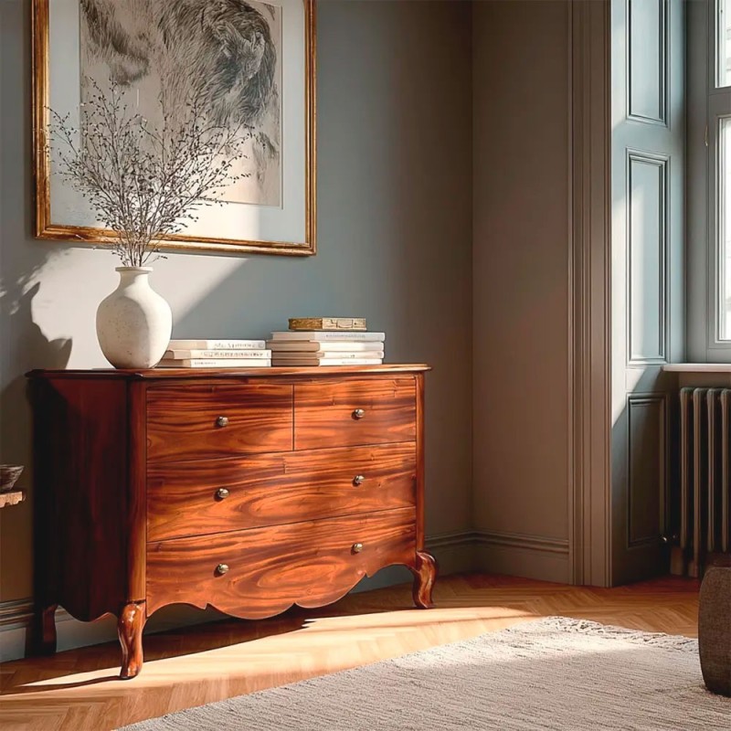 Comoda clasica de madera Cannes