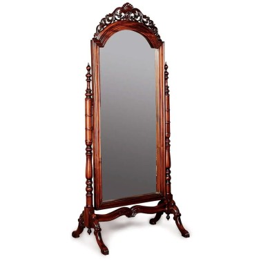 Espejo vestidor clasico madera tallada