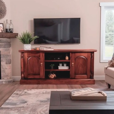Mueble de TV clasico con 2 puertas