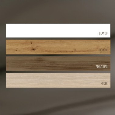 Mesa de comedor redonda 90 cm patas metalicas - UDO