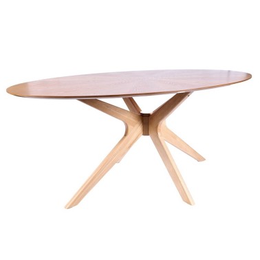 Mesa de comedor ovalada 180x100 FLAM