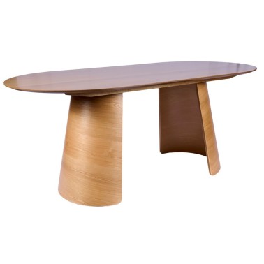 Mesa de comedor ovalada 200x100 LAVIK