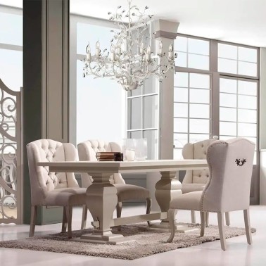 Mesa de comedor clasica de estilo provenzal Cauterets
