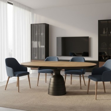 Mesa redonda extensible COLLINS