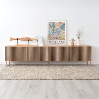 MUEBLE DE TV ESTILO NORDICO ROBLE