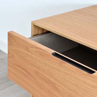 Mueble TV madera 2 puertas y 4 cajones Nordic