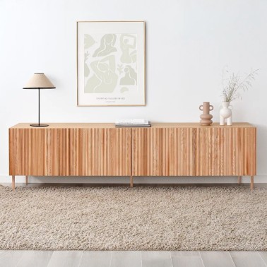 Mueble de tv de madera en estilo nordico Ovre