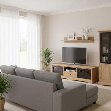 Mueble de television 170 cm 4 cajones y 2 puertas SIENA