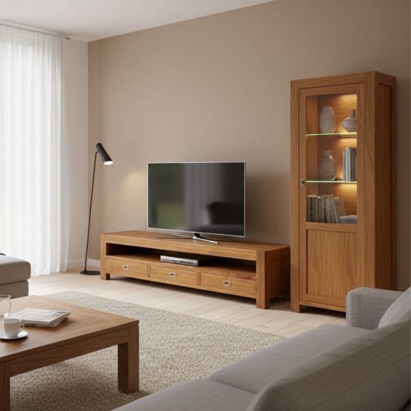 Mueble Tv  190 cm 3 cajones 1 hueco STAR