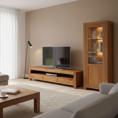 Mueble Tv  190 cm 3 cajones 1 hueco STAR