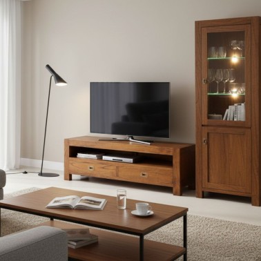 Mueble Tv 130 cm 2 cajones 1 hueco MOYCOR STAR