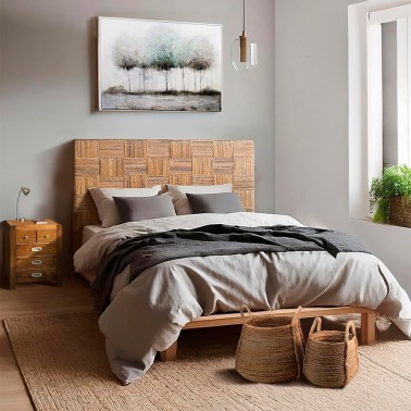 Cabecero de cuerda trenzada para cama 150 cm