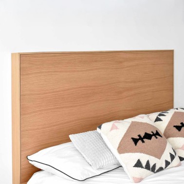 Cabecero nordico de madera para cama 135 cm