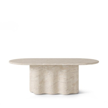 Mesa comedor microcemento travertino 220 cm Lorraine