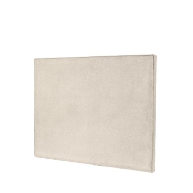 cabecero tapizado beige liso Mistral