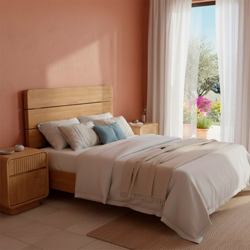 Cabecero de madera para cama 150 cm Eyre Cabecero de madera para cama 150 cm Eyre