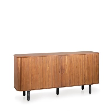 Aparador  de madera con puertas correderas 180 cm BARCELONA