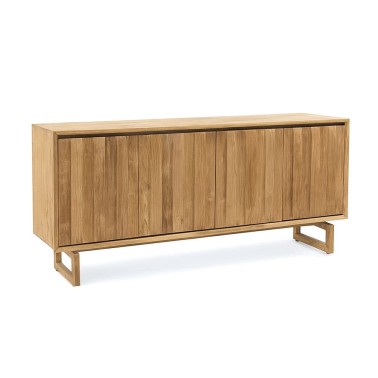 Aparador de madera de teca 4 puertas Pedralbes