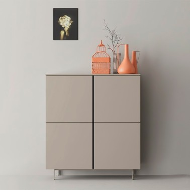 Aparador alto con 4 puertas 60 cm Muss