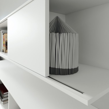 Mueble Tv bajo modular Med 31 con 2 modulos altos Slide