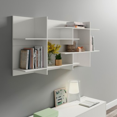 Mueble Tv bajo modular Med 32 con 2 modulos altos Theo