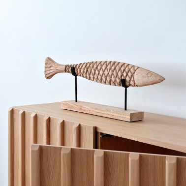 Aparador madera estilo nordico 3 puertas Stoken