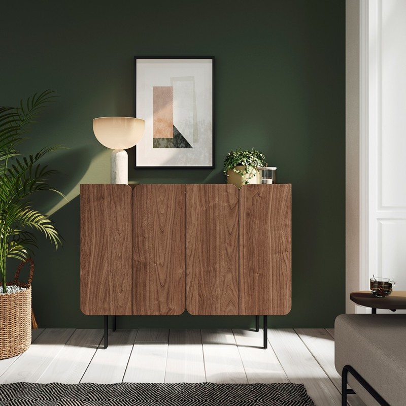 Aparador alto 4 puertas Tulip 121 cm