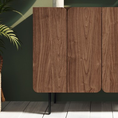 Aparador alto 4 puertas Tulip 121 cm