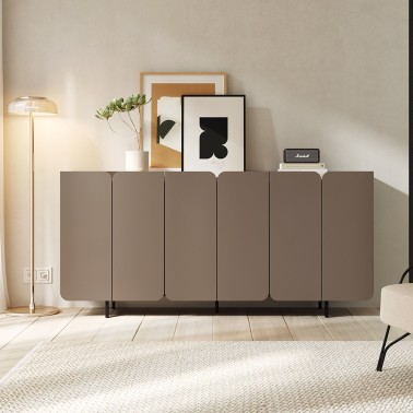 Aparador moderno 6 puertas Tulip 181 cm