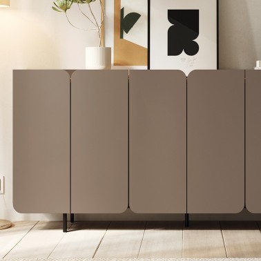 Aparador moderno 6 puertas Tulip 181 cm