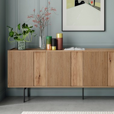 Aparador moderno 4 puertas Jazz 240,5 cm