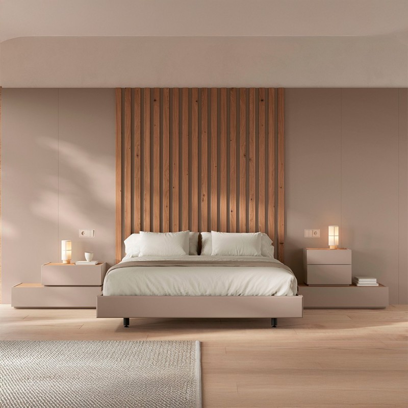 Dormitorio de Matrimonio moderno Combo listones Kor