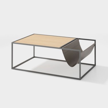 Mesa de centro con revistero Hamilton