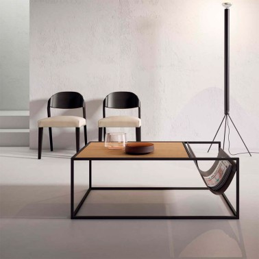 Mesa de centro con revistero Hamilton