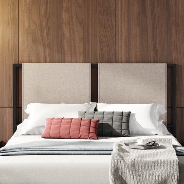 Cabecero metalico tapizado Mark