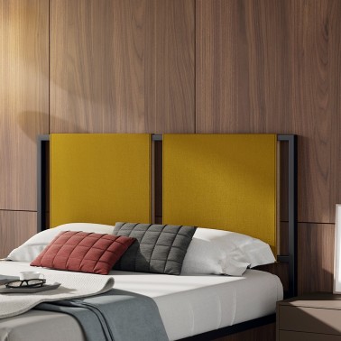 Cabecero metalico tapizado Mark