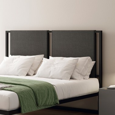 Cabecero metalico tapizado Mark