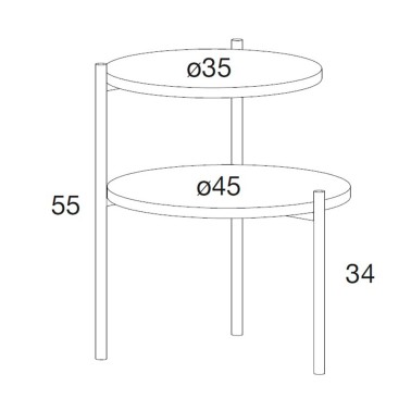 Mesa redonda auxiliar Eclipse