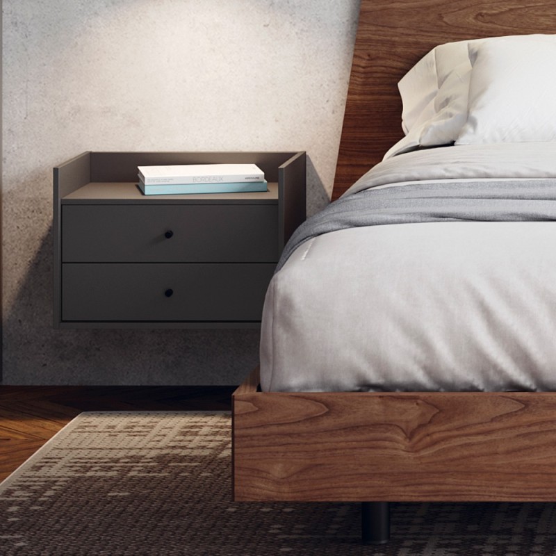 Mesita de noche suspendida Box