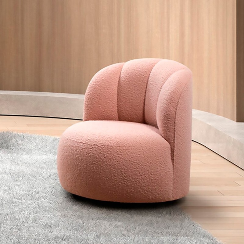 Sillon moderno de forma circular Andy de Manuel Larraga