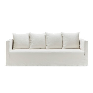 Sofa desenfundable Brenda respaldo con cojines 60x60 de Manuel Larraga