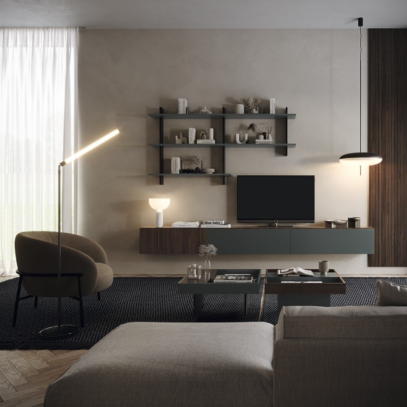 Composicion modular para salon moderno REPLAY 16